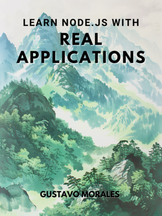 Learn Node.js with real applications cover